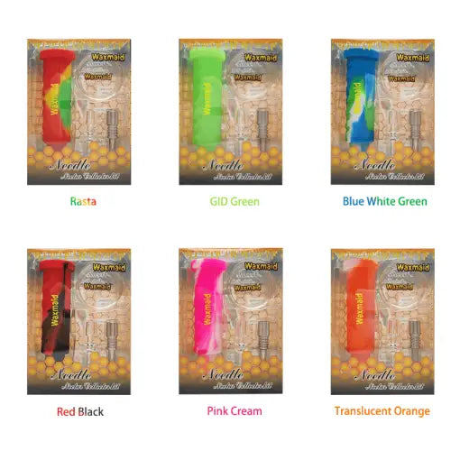 Waxmaid 5.12’’ Needle Nectar Collector Kit with Silicone Holder