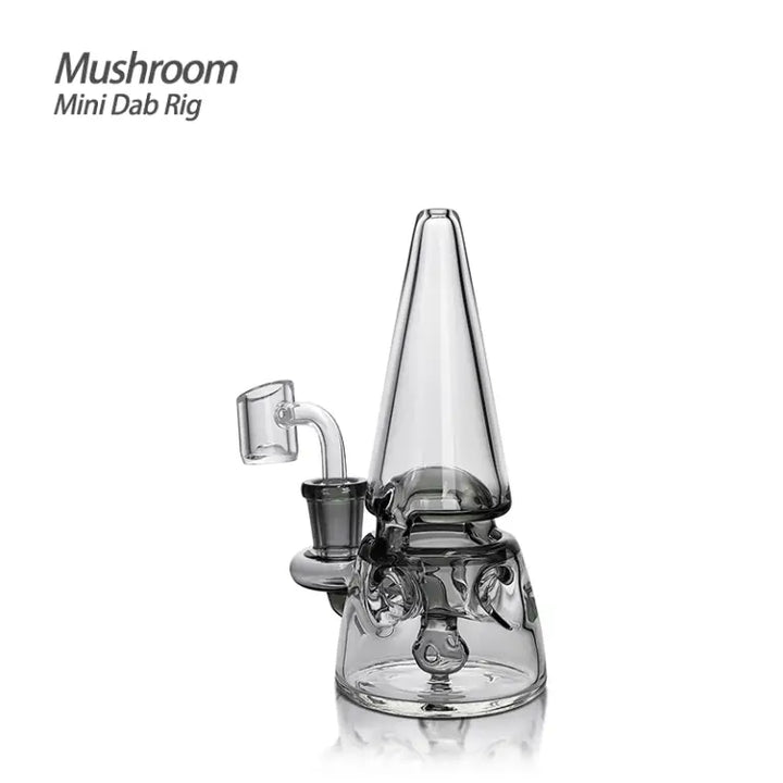 Mini Dab Rig with Borosilicate Recycler and Quartz Banger Compatibility