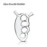 Waxmaid Glass Knuckle Bubbler for Lion Rolling Circus and Hemp Wraps