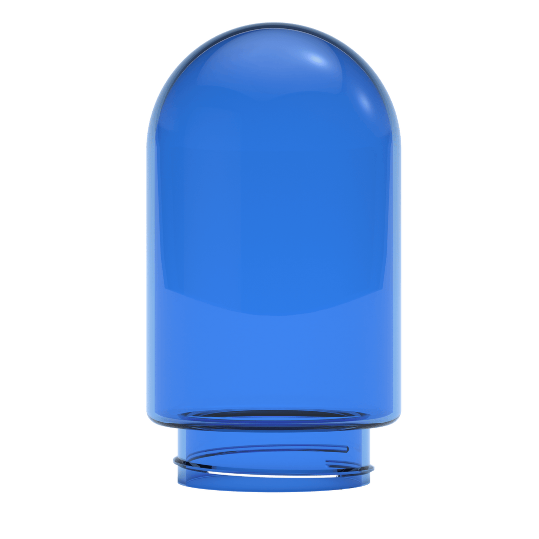 Large Blue Glass Globe for Gravity Infusers