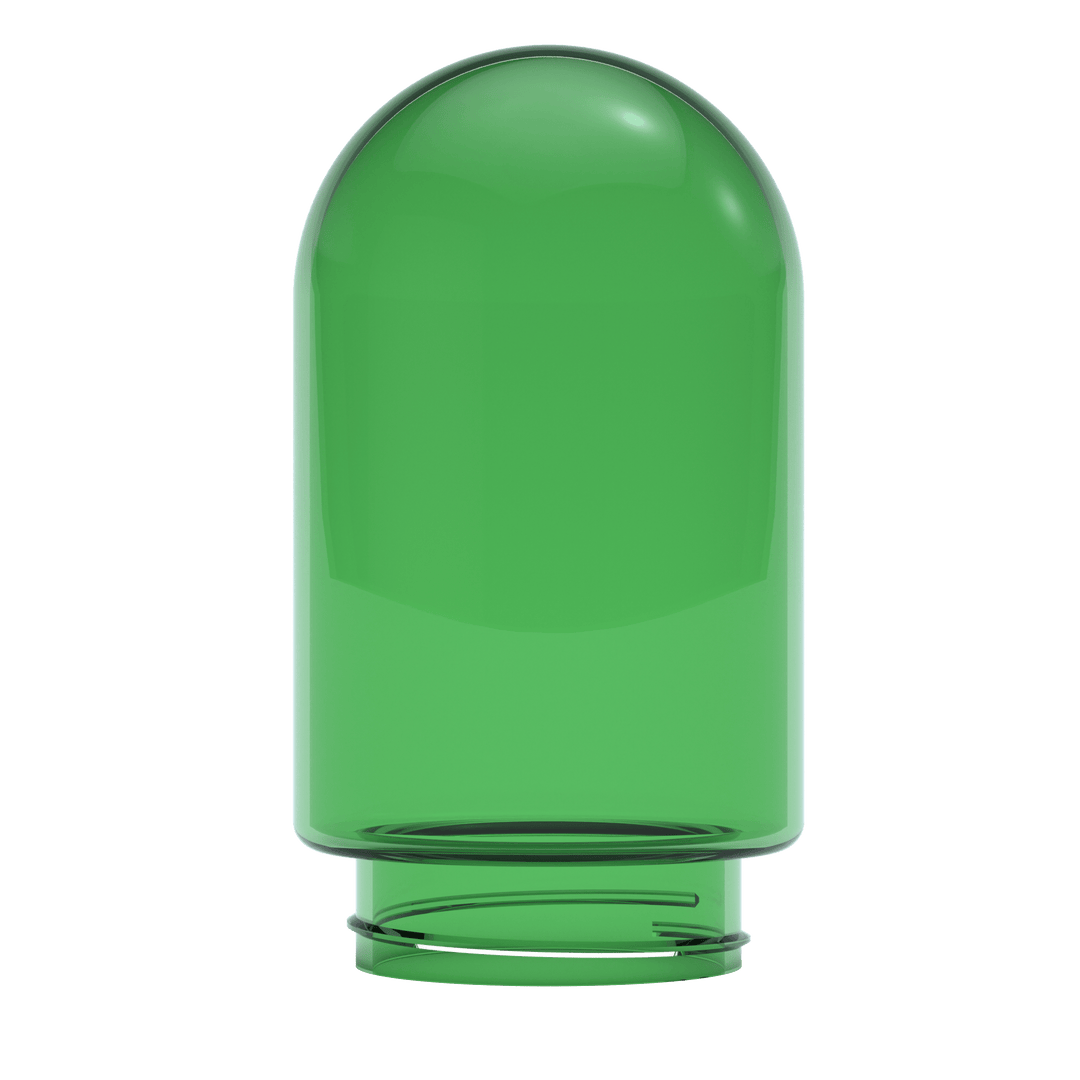Large Green Borosilicate Glass Globe