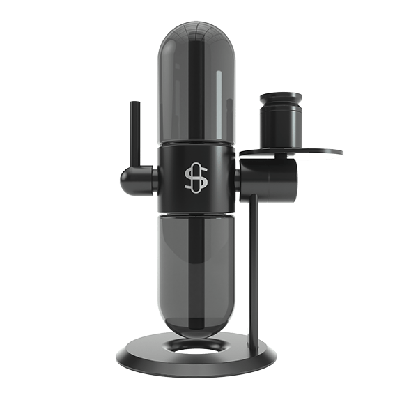 Large Gray Glass Globe for Infusers