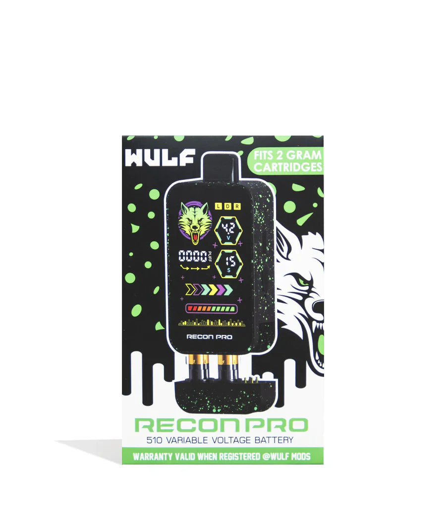 Wulf Recon Pro Dual 510 Cartridge Vape Battery 9-Pack