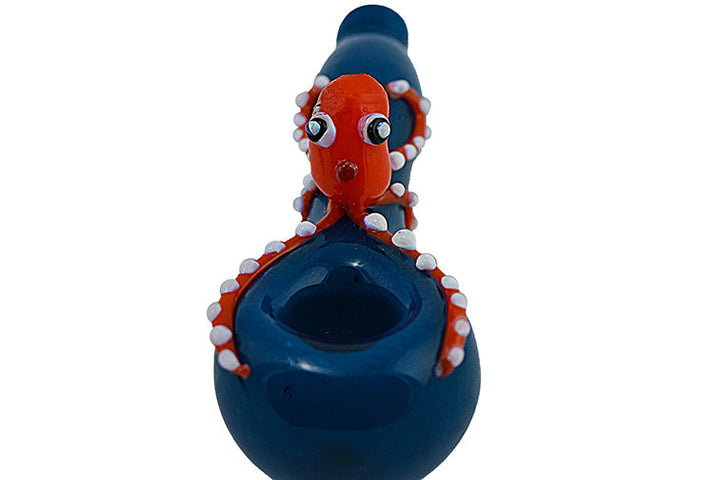 Vibrant Octopus Glass Hand Pipe