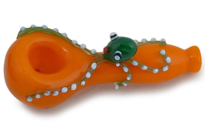 Vibrant Octopus Glass Hand Pipe
