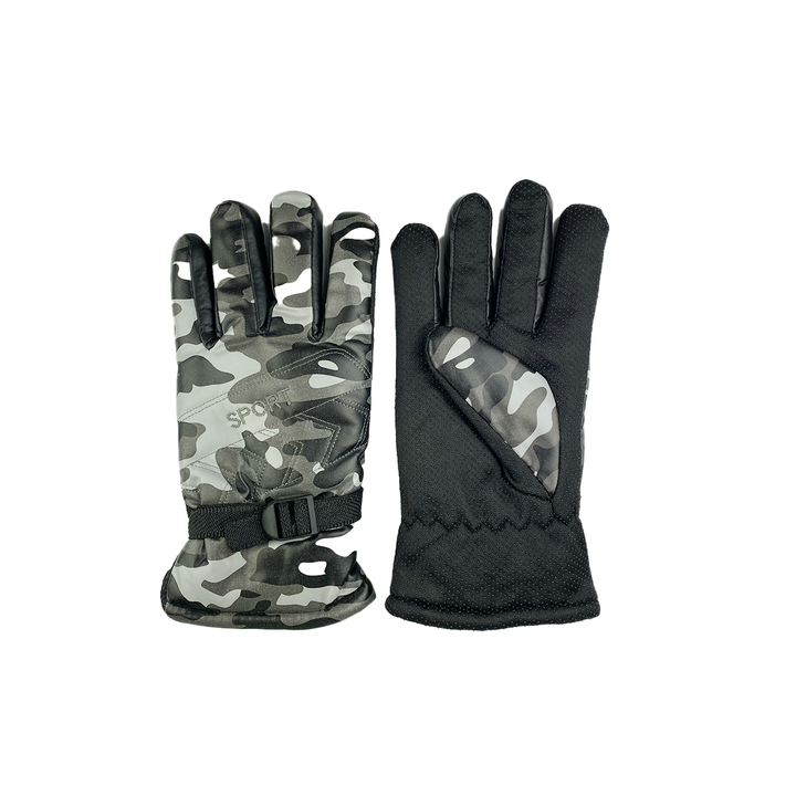 Waterproof Winter Sports Gloves - Non-Slip Leather