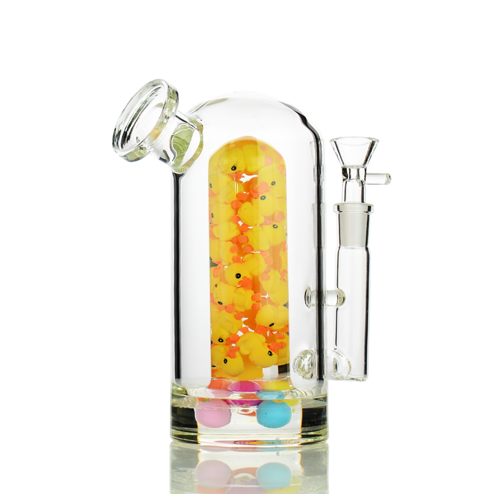 8" Jelly Shower Perc Water Pipe - 14mm Male Bowl