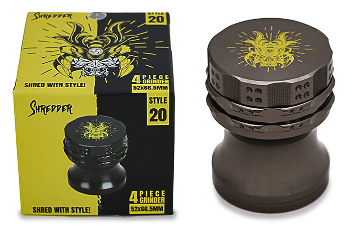Robust 52x66mm 4-Piece Dry Herb Grinder