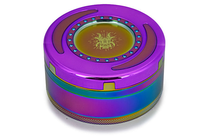 Heavy Duty 4-Piece Dry Herb Grinder - 90x40mm