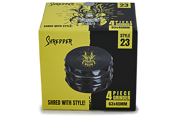 Premium 63mm 4-Piece Dry Herb Shredder Grinder
