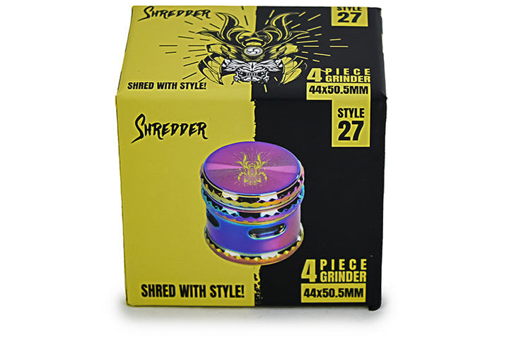 Heavy Duty 4-Piece Grinder with Side Window