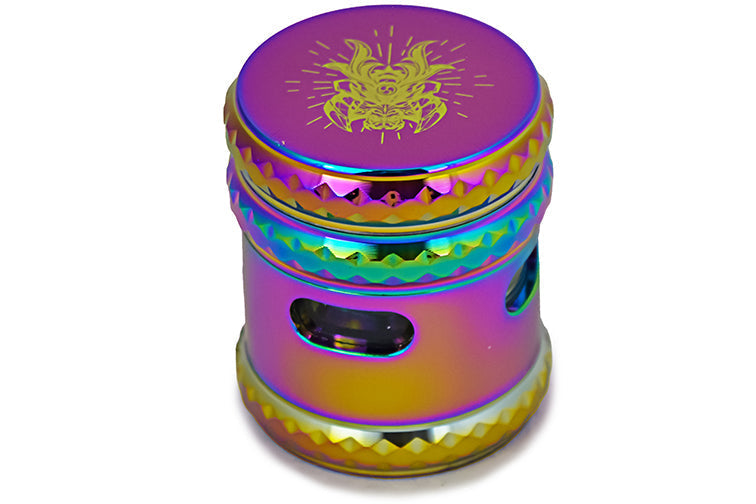 Heavy Duty 4-Piece Grinder with Side Window