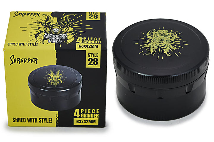 Durable 63mm 4-Piece Dry Herb Grinder