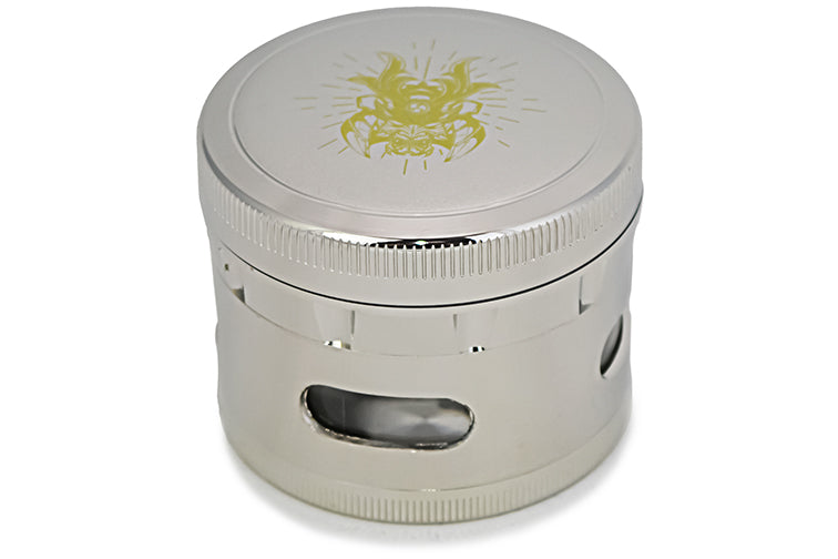 Durable 4-Piece Dry Herb Grinder 63x52mm