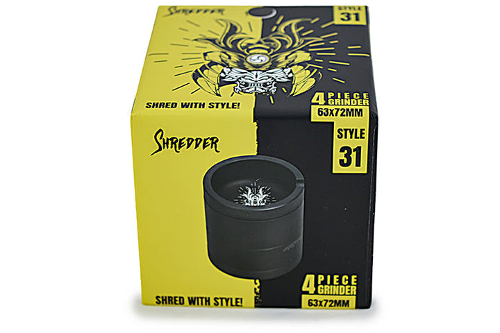 Heavy Duty 63mm 4-Piece Grinder with Ashtray Top