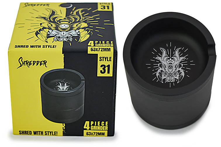 Heavy Duty 63mm 4-Piece Grinder with Ashtray Top