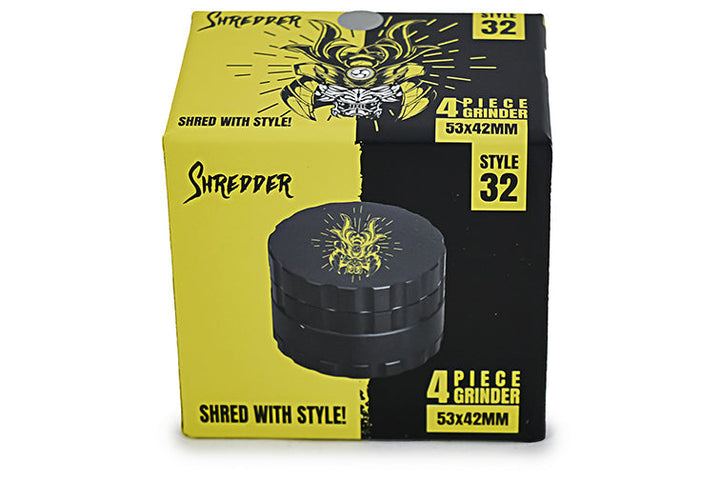Robust 4-Piece Shredder Grinder with Gift Box