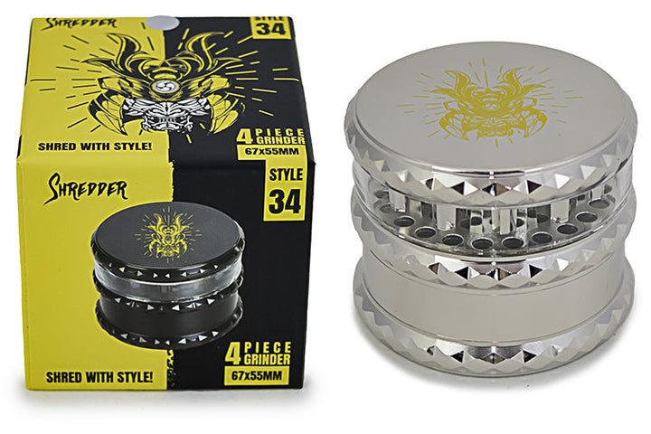 Heavy Duty 4-Piece Metal Herb Grinder