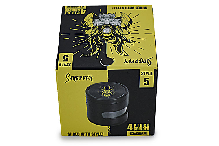 Heavy Duty Four-Piece Grinder with Viewing Window