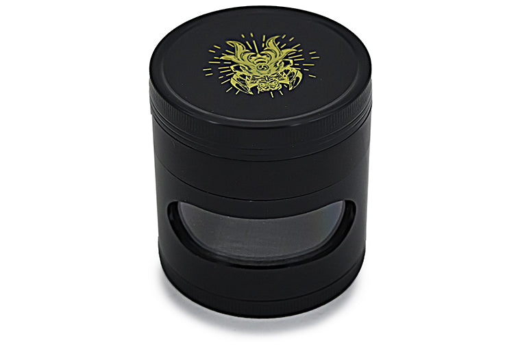 Heavy Duty Four-Piece Grinder with Viewing Window
