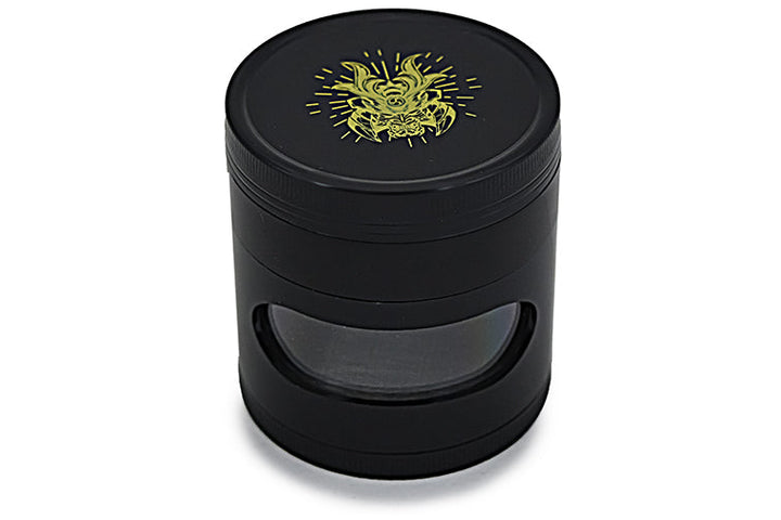Heavy Duty Four-Piece Grinder with Viewing Window