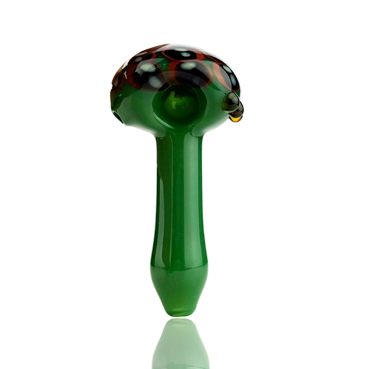 4.5" Artistic Head Color Tube Glass Pipe