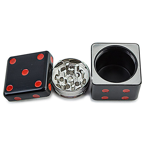 Dice Shaped Dry Herb Grinder - 2 Inch
