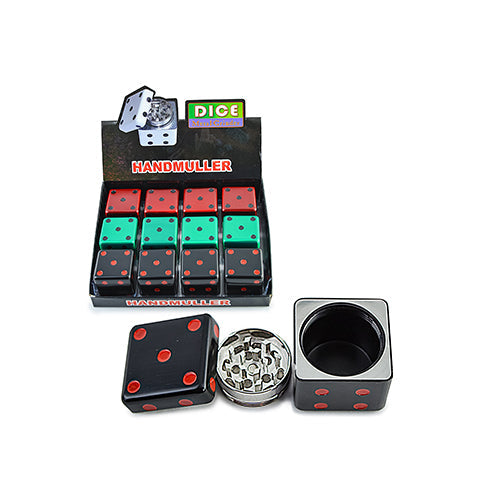 Dice Shaped Dry Herb Grinder - 2 Inch