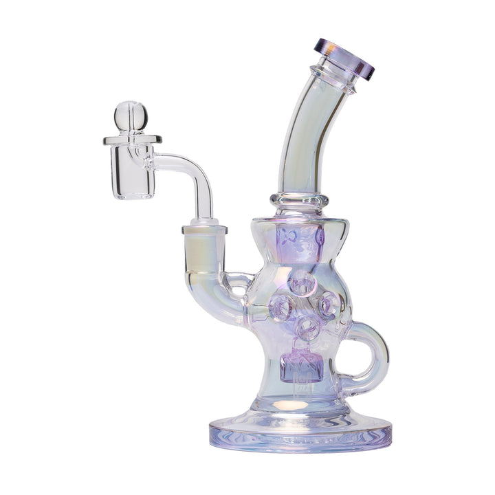 8.5 Inch Swiss Incycler Glass Rig with Showerhead