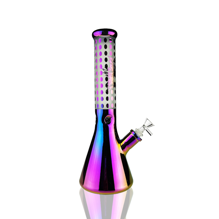 14 Inch Electroplated Beaker Bong with 14mm Bowl