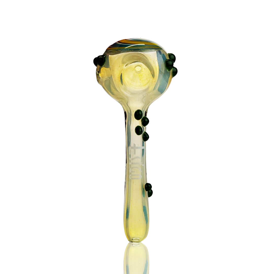 4.5" Wig Wag Art Glass Hand Pipe