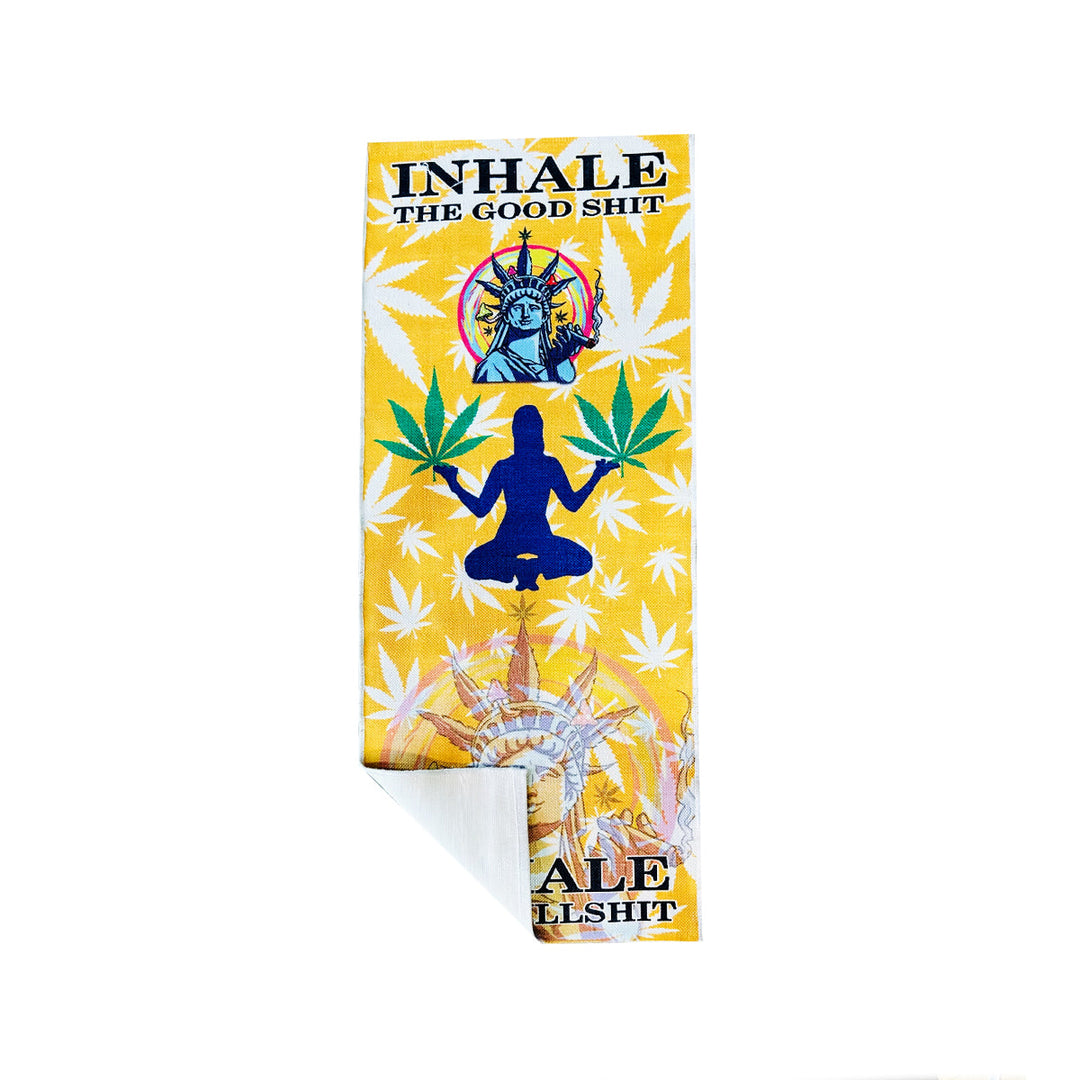 Inhale The Good Shit Durable PET Yoga Mat