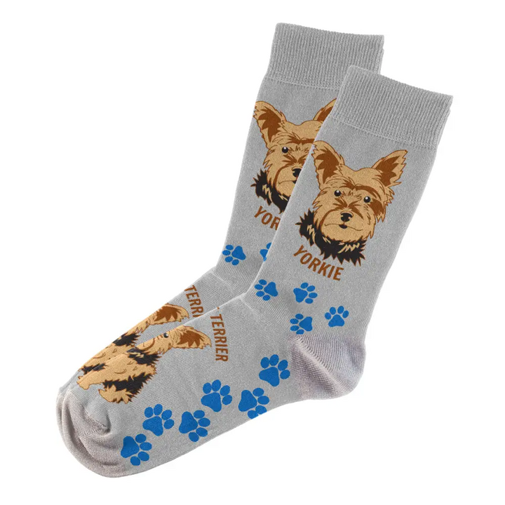 Yorkie Socks Unisex Unique Design for Comfort and Adventure