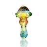 4.5" Silver Fume Hand Pipe with Honeycomb Head