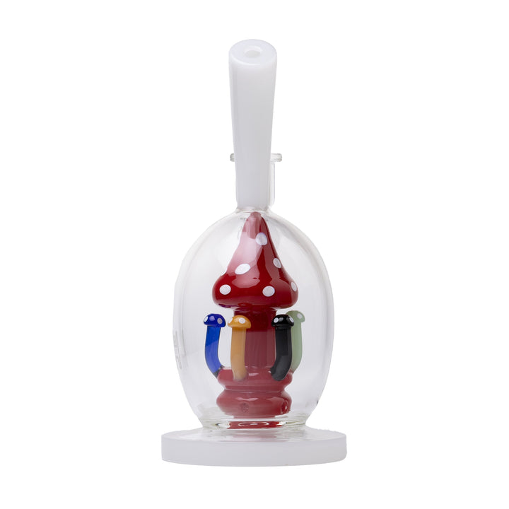 Mushroom Globe Dab Rig with 14mm Quartz Banger