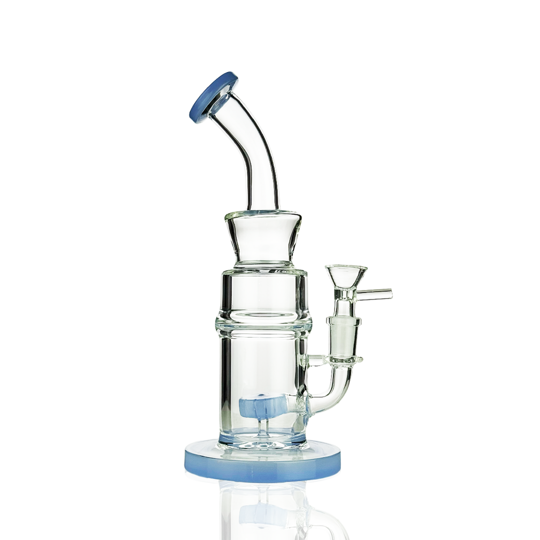8 Inch Slime Green Showerhead Perc Water Pipe
