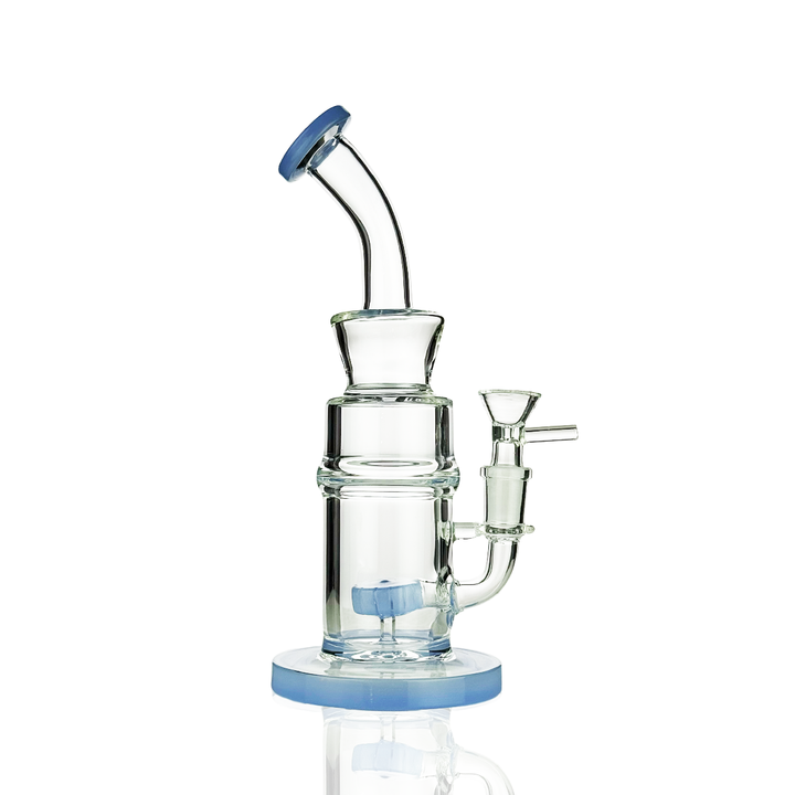 8 Inch Slime Green Showerhead Perc Water Pipe