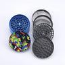 Zinc Alloy Herb Grinder with Three Chamber Design