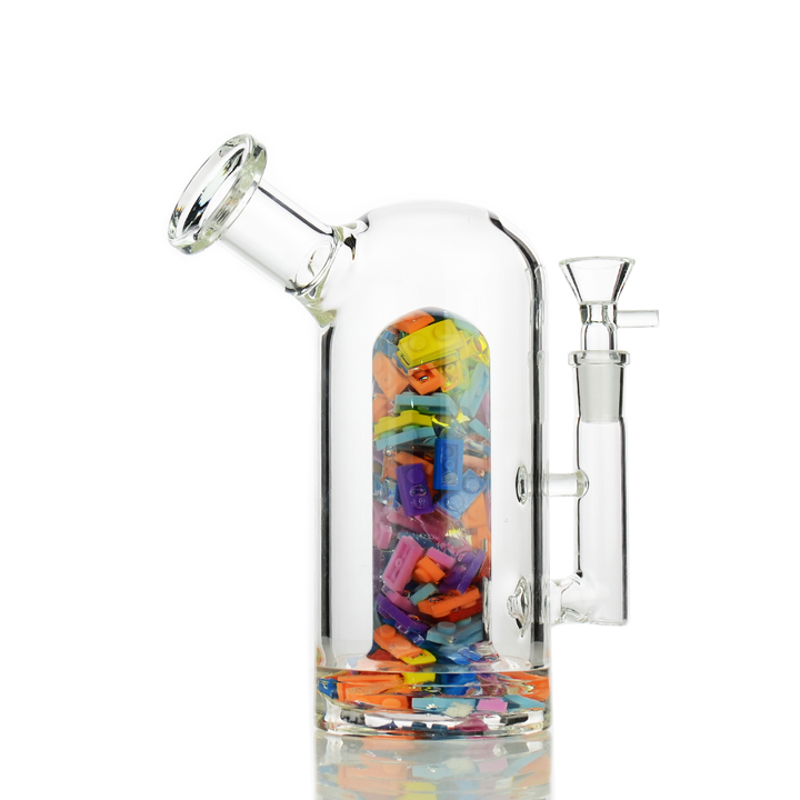 8" Jelly Shower Perc Water Pipe - 14mm Male Bowl
