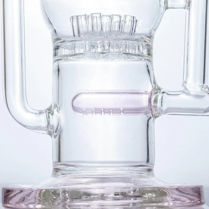 10" Sprinkler Perc Glass Bong (Random Color)