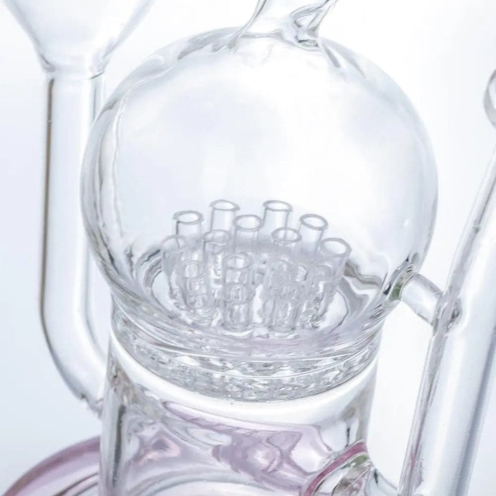 10" Sprinkler Perc Glass Bong (Random Color)