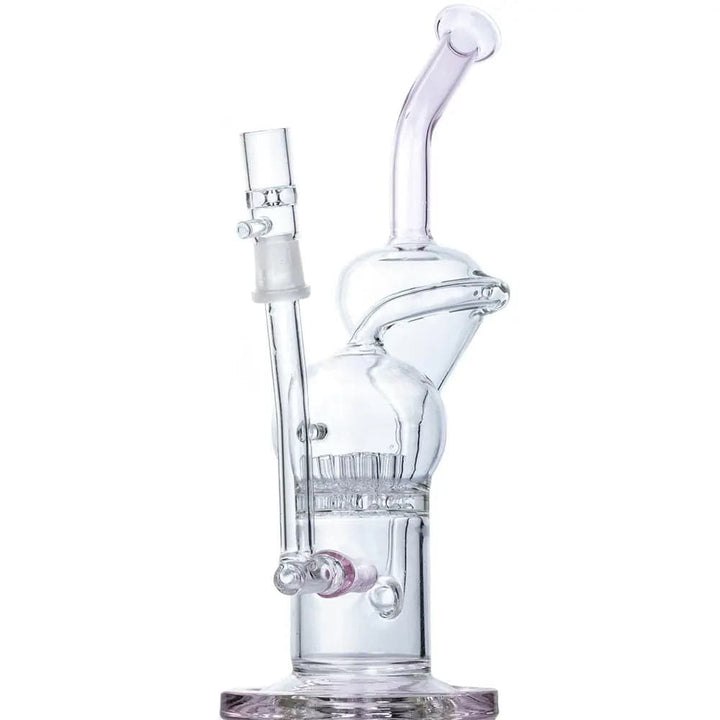 10" Sprinkler Perc Glass Bong (Random Color)