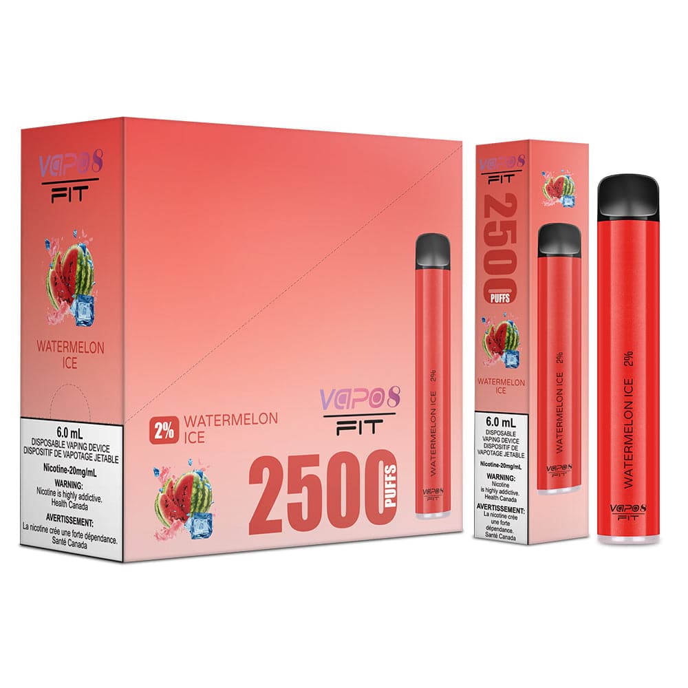 Vapo8 FIT 2500 Puffs 2% nic Disposable Box of 10