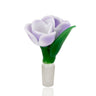 Empire Glassworks 14mm Bowl Lavender Tulip Design