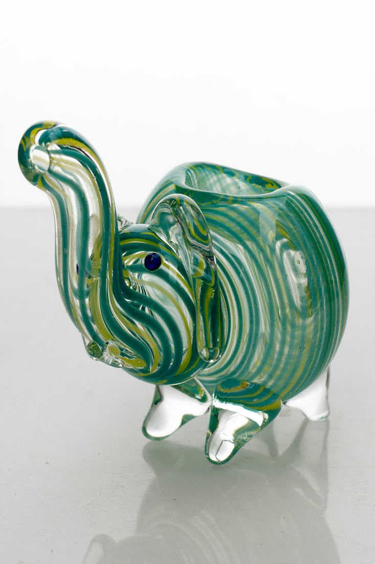 Small elephant glass hand pipe_3