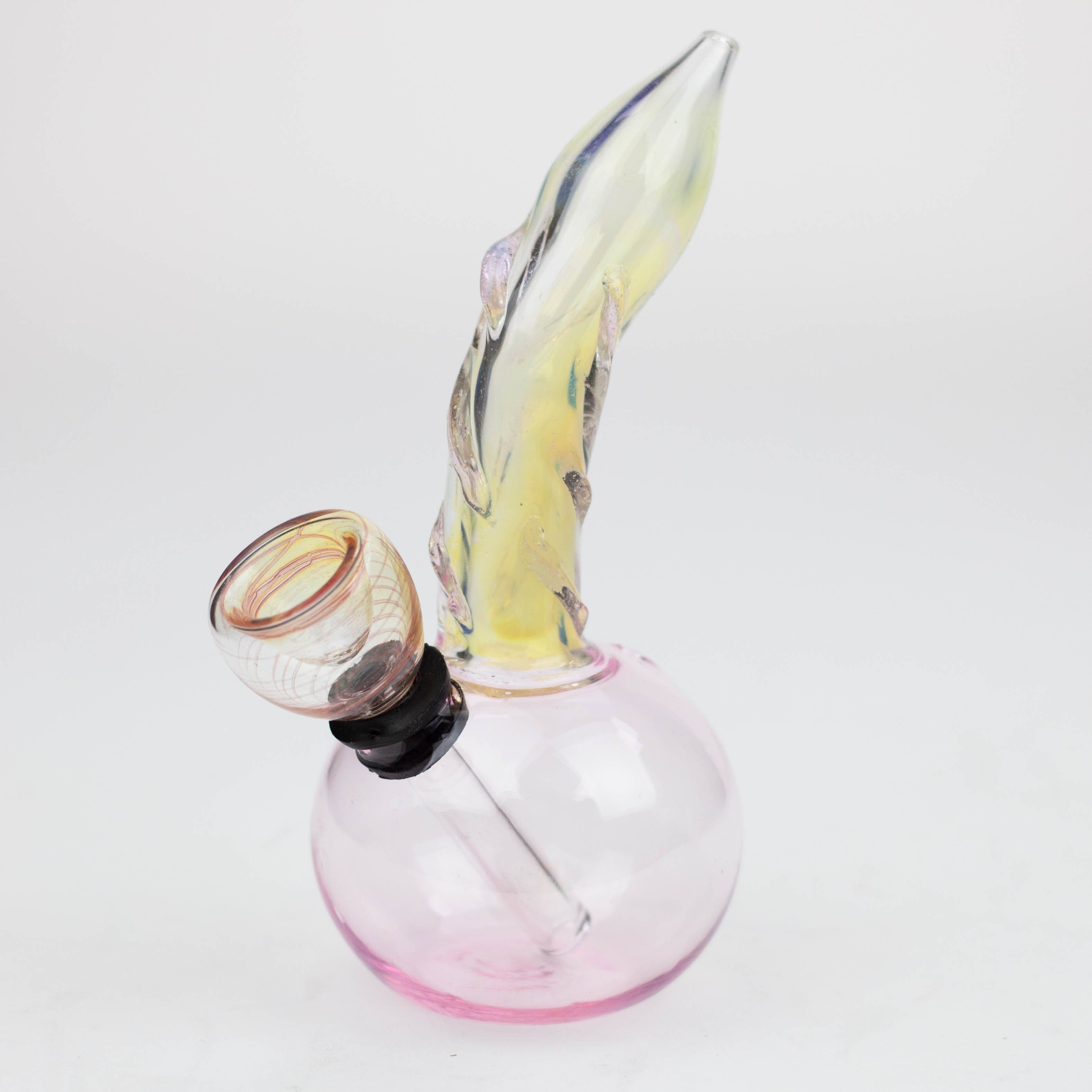 changing color glass water pipes 6"_1