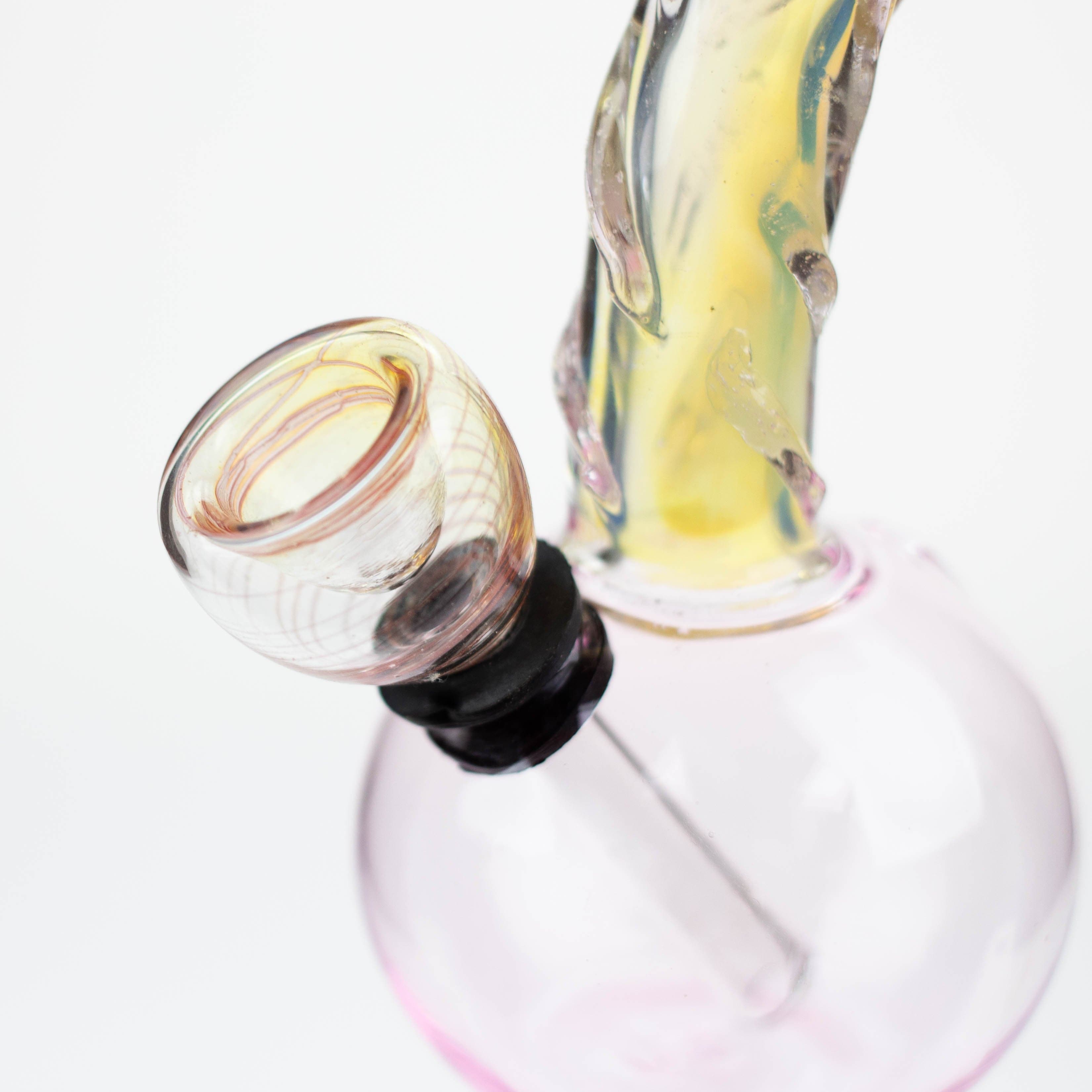 changing color glass water pipes 6"_5