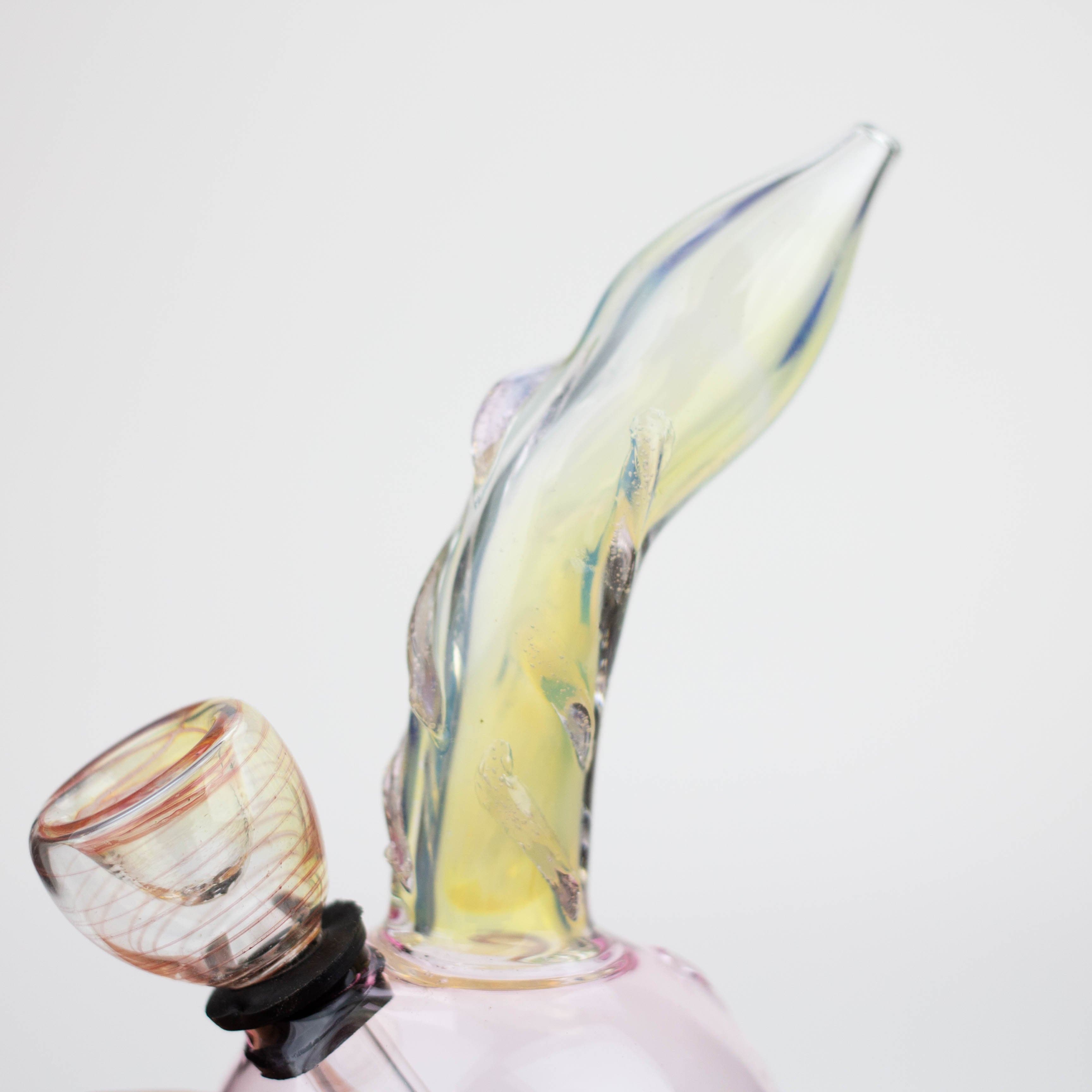 changing color glass water pipes 6"_6