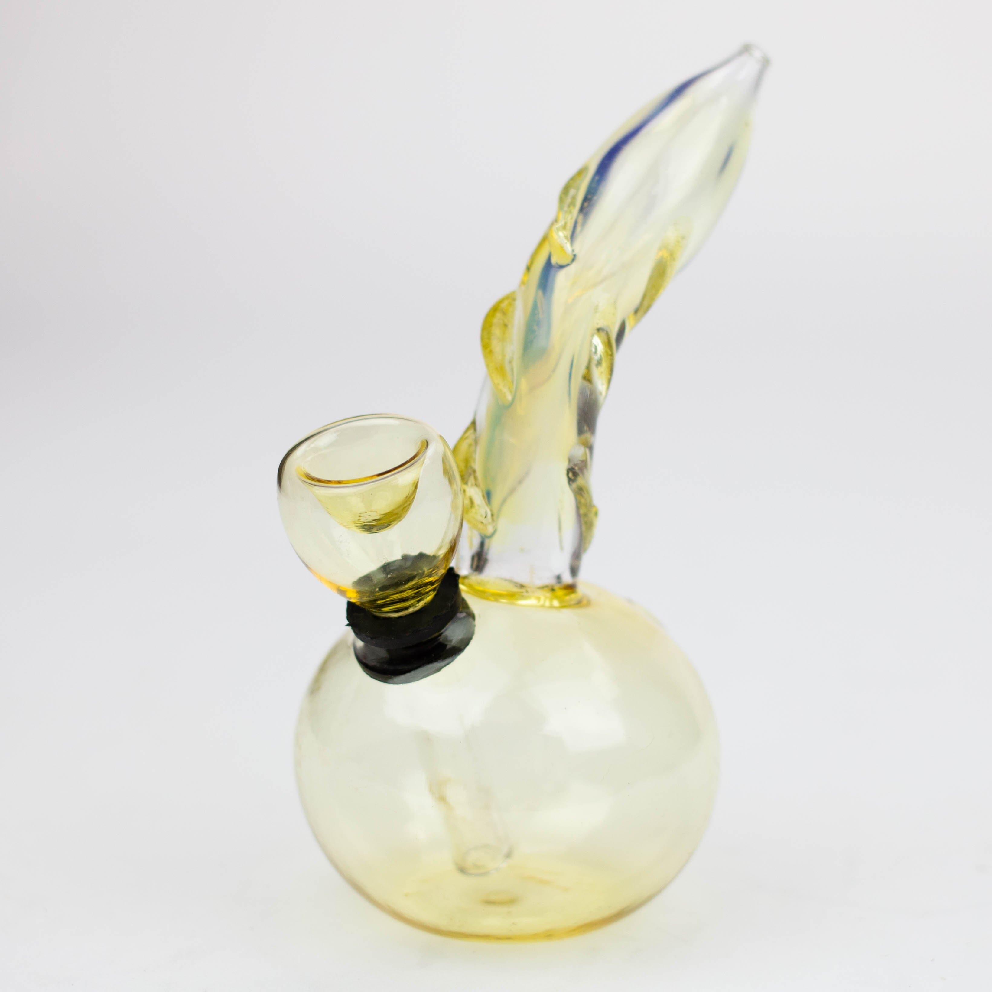 changing color glass water pipes 6"_2