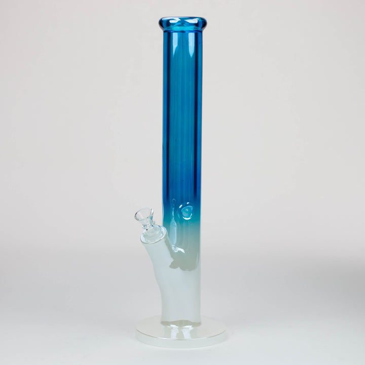 Electroplated Gradient Classic tube 9 mm glass pipes 16"_0